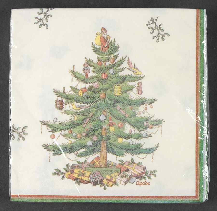 Christmas Tree Package of Paper Luncheon Napkins by Spode-1
