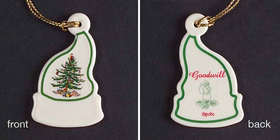 Christmas Tree Ornaments Goodwill - Hat - No Box by Spode-1