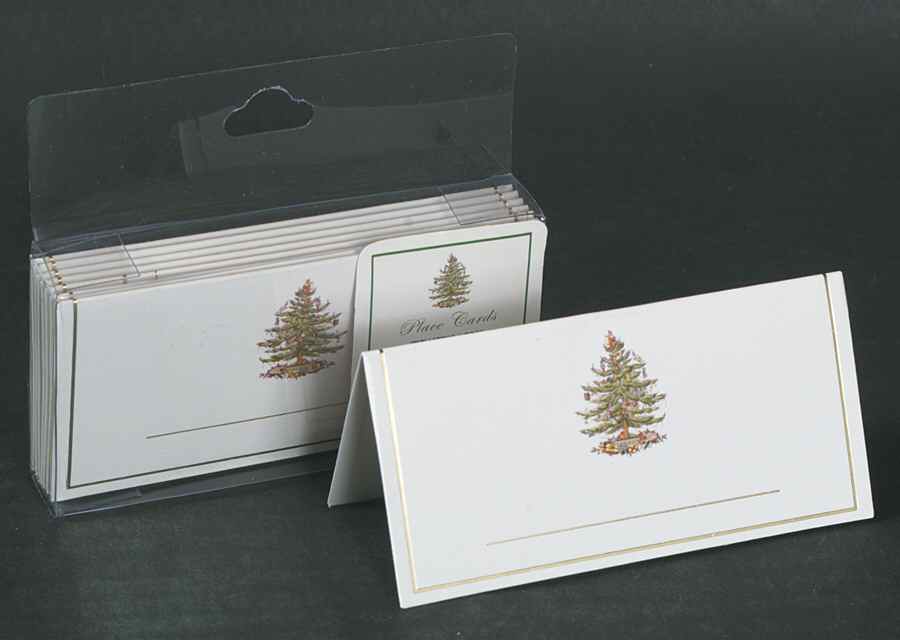 Christmas Tree (Set of 8) Paper Place Cards by Spode-1