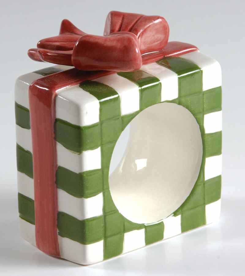 Christmas Tree Figural Napkin Ring by Spode-1