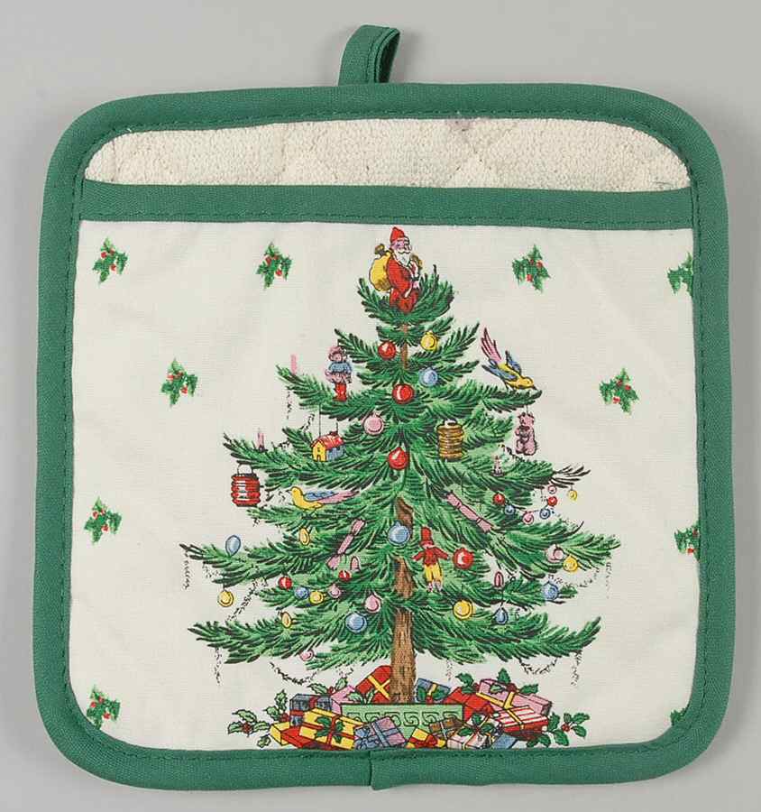Christmas Tree Cloth Potholder by Spode-1