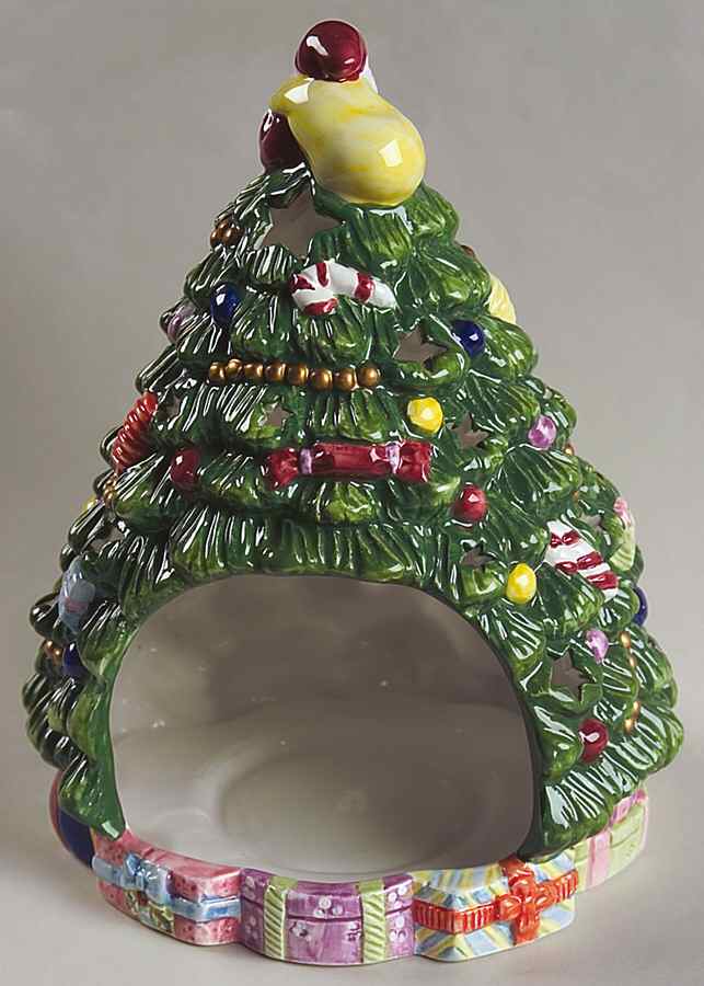Christmas Tree Figural Tree Tea Light by Spode-1