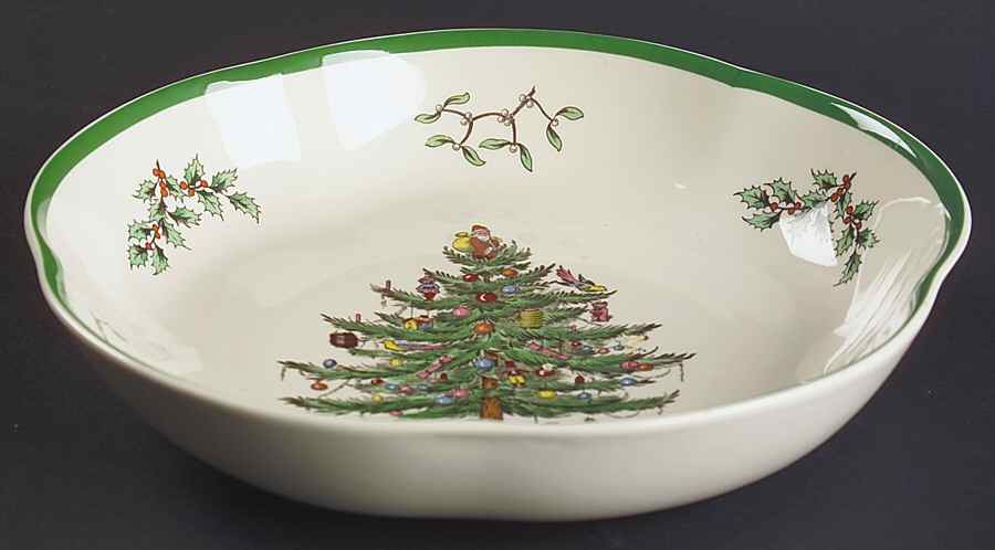 Christmas Tree Large Tunis Dish by Spode-1