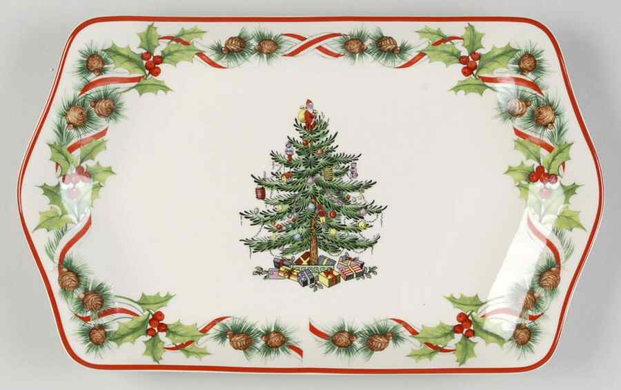 Christmas Tree 2010 Annual Dessert Tray by Spode-1