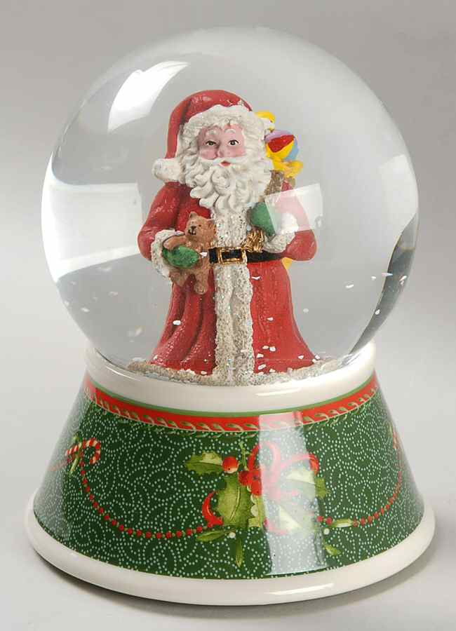 Christmas Tree 2011 Annual Snow Globe by Spode-1