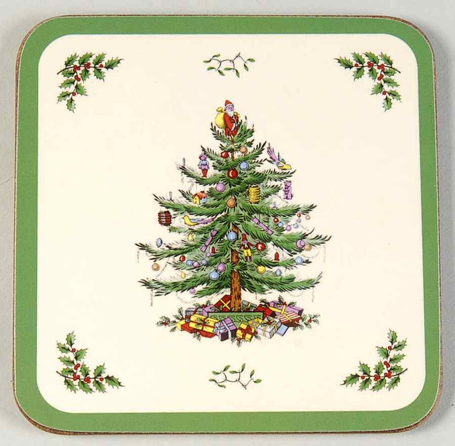 Christmas Tree Coaster Only for Mug & Coaster Set by Spode-1