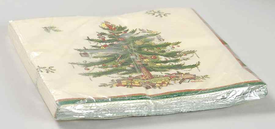 Christmas Tree Package of Paper Luncheon Napkins by Spode-1