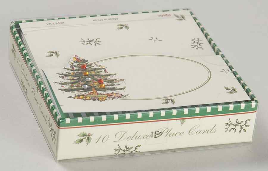 Christmas Tree Deluxe Place Card - Set of 10 by Spode-1