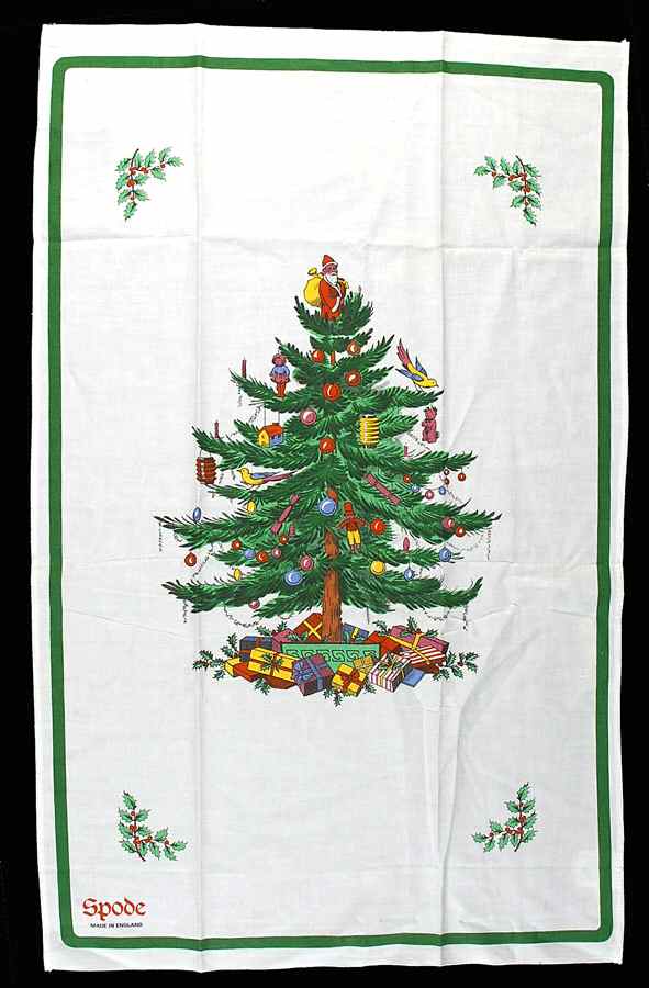 Christmas Tree Tea Towel by Spode-1