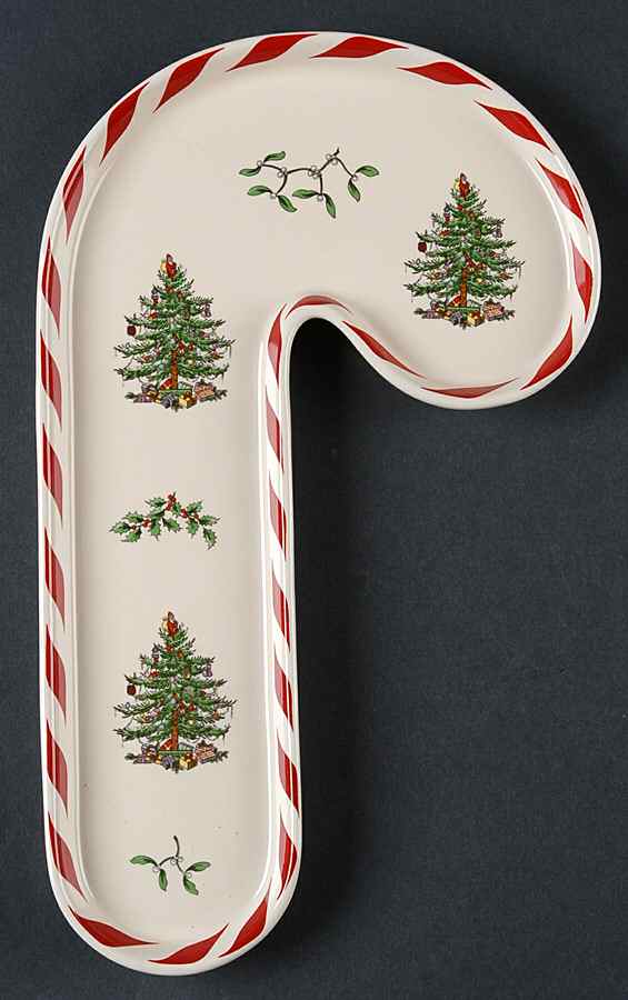 Christmas Tree Candy Cane Tray by Spode-1