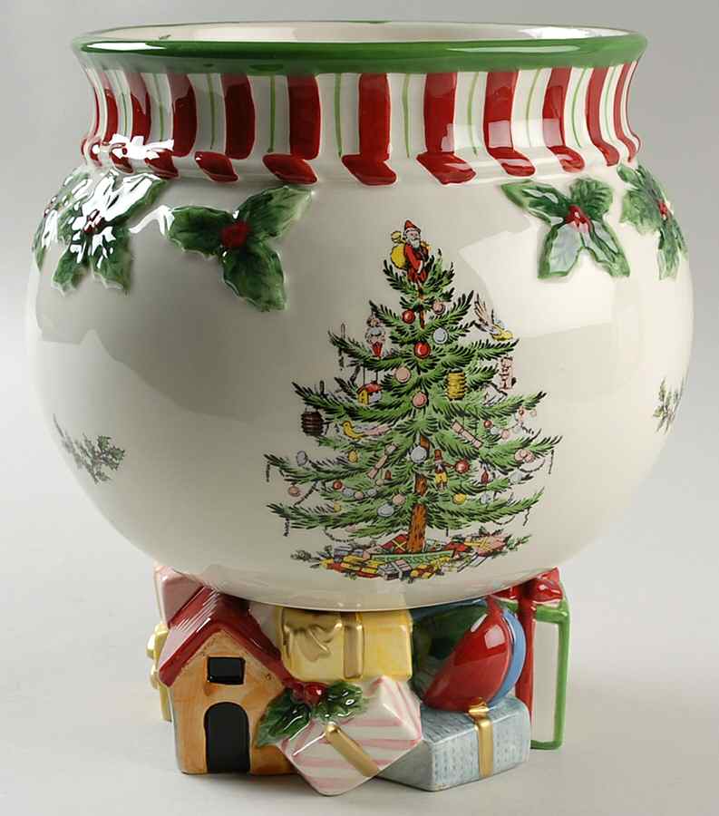 Christmas Tree Punch Bowl by Spode-1