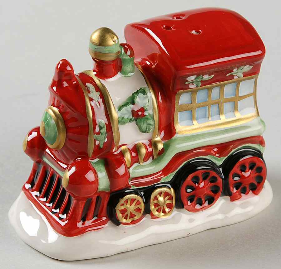 Christmas Tree Figural Salt Shaker by Spode-1