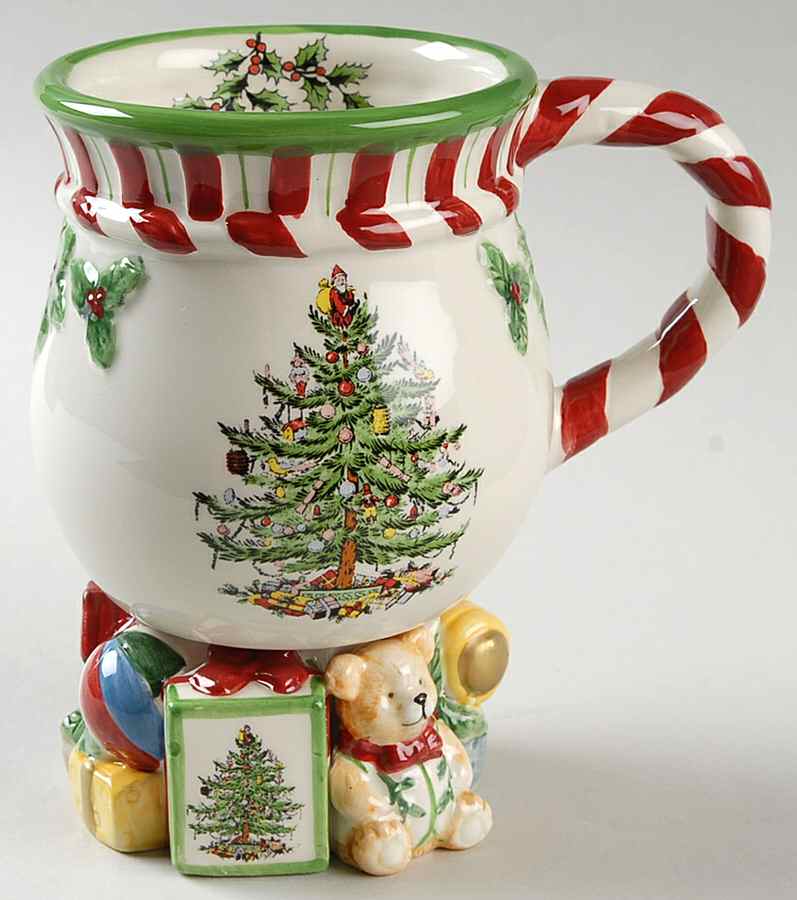 Christmas Tree Footed Mug by Spode-1