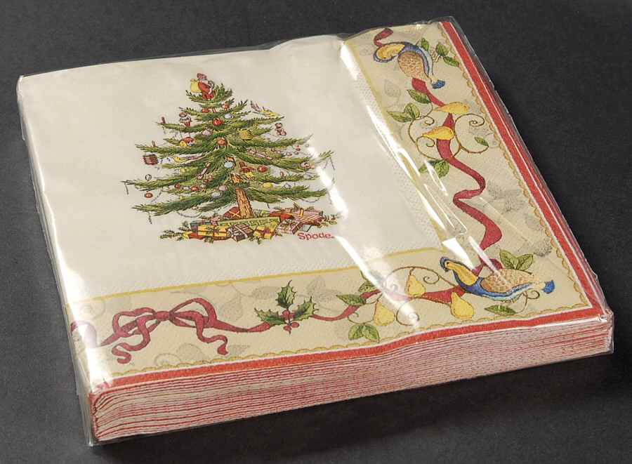 Christmas Tree Package of Paper Luncheon Napkins by Spode-1