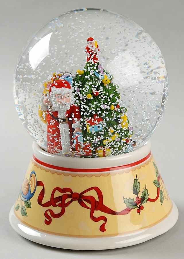 Christmas Tree 2012 Annual Snow Globe by Spode-1