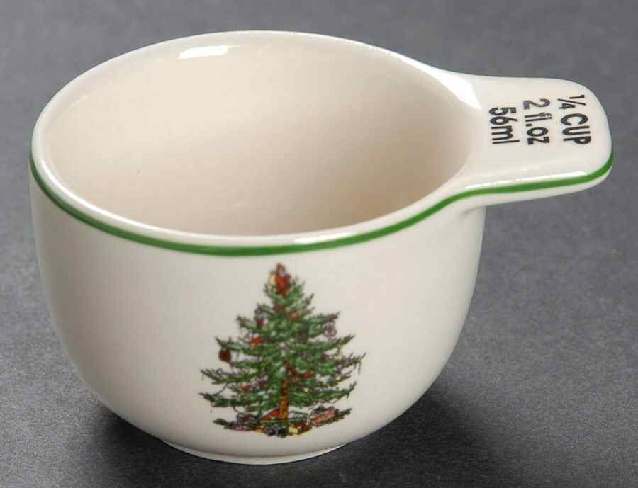 Christmas Tree 1/4 Cup Measuring Cup by Spode-1