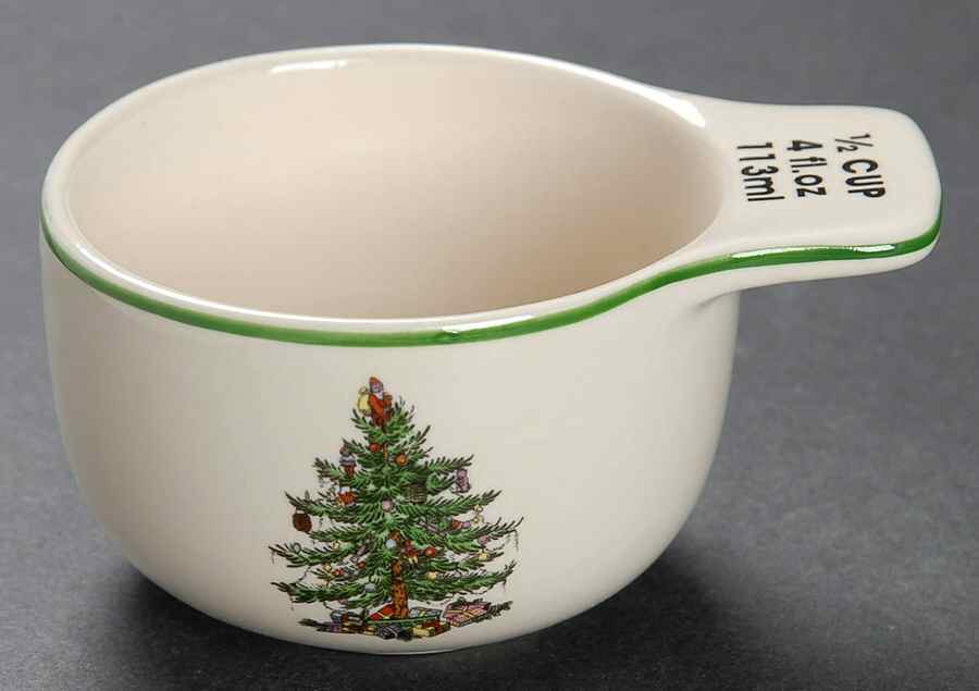 Christmas Tree 1/2 Cup Measuring Cup by Spode-1