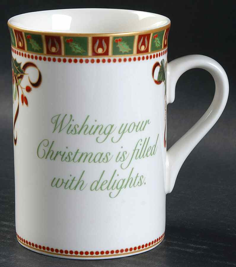 Christmas Tree Sentiment Mug by Spode-1