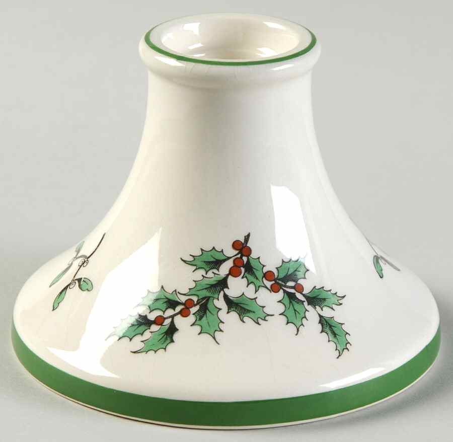Christmas Tree 2" Candlestick by Spode-1