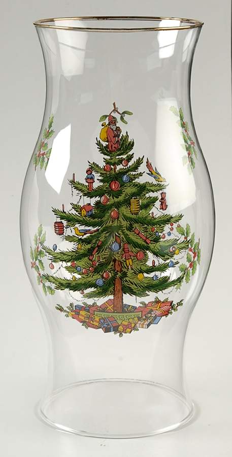Christmas Tree Globe for Glassware Hurricane by Spode-1
