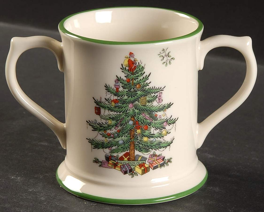 Christmas Tree 75th Anniversary Medium Loving Cup by Spode-1