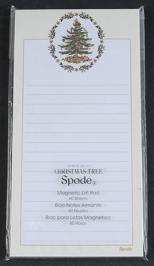 Christmas Tree Magnetic List Pad by Spode-1