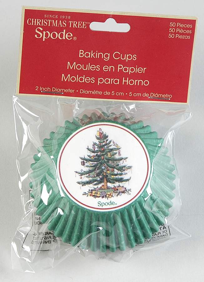 Christmas Tree (Pack of 50) Paper Cupcake Liners by Spode-1