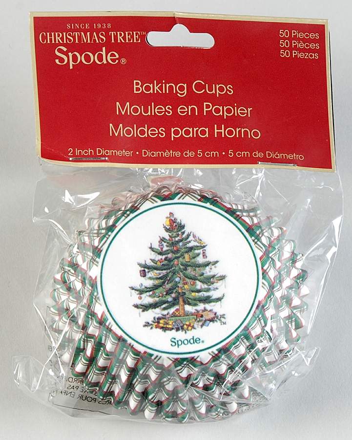 Christmas Tree (Pack of 50) Paper Cupcake Liners by Spode-1