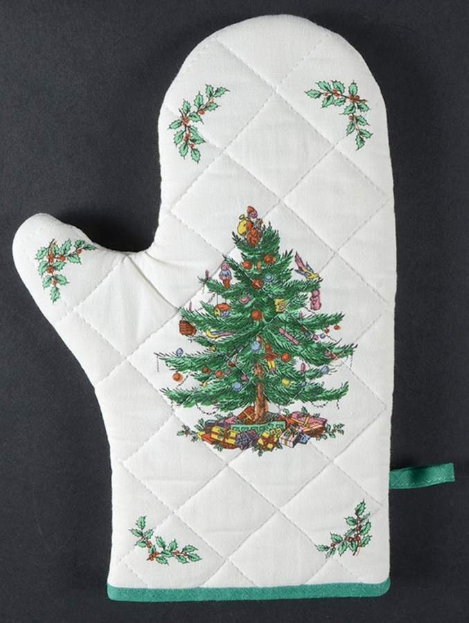 Christmas Tree Cloth Oven Mitt by Spode-1
