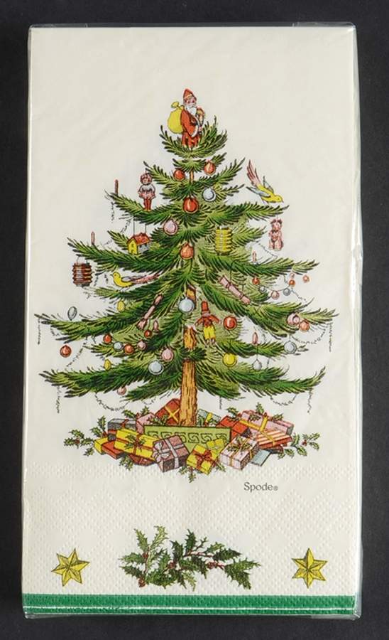 Christmas Tree Package of Paper Guest Dinner Napkins by Spode-1