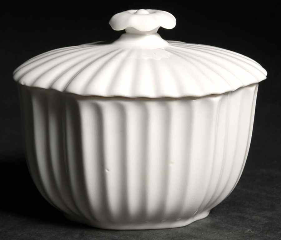 Chelsea White Mini Sugar Bowl No Lid by Spode-1