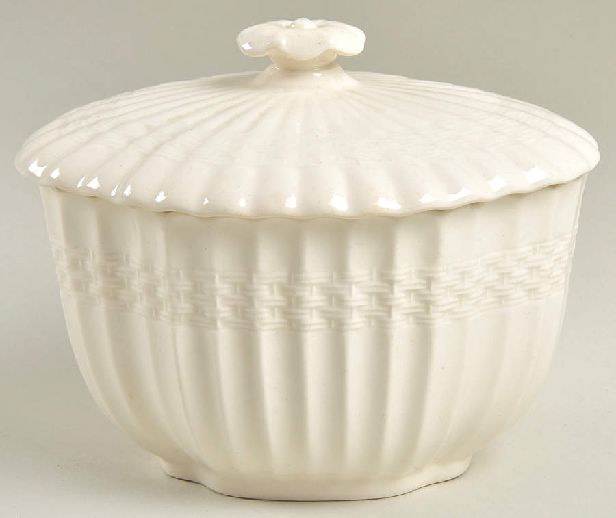 Chelsea Wicker Sugar Bowl & Lid by Spode-1