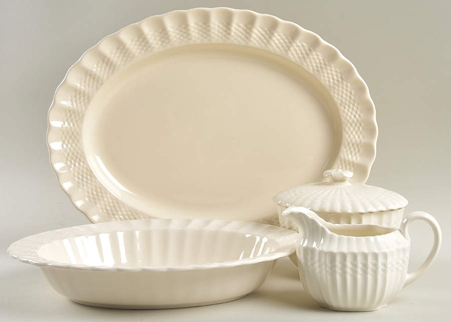 Chelsea Wicker 5 Piece Hostess Set by Spode-1