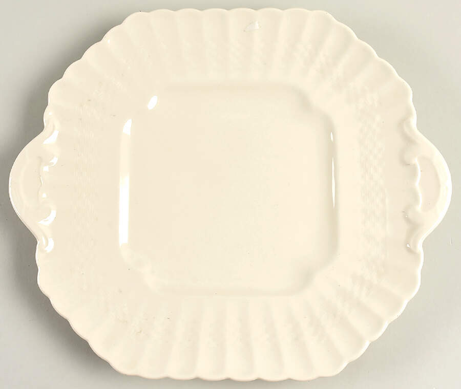 Chelsea Wicker Octagonal Handled Cake Plate by Spode-1