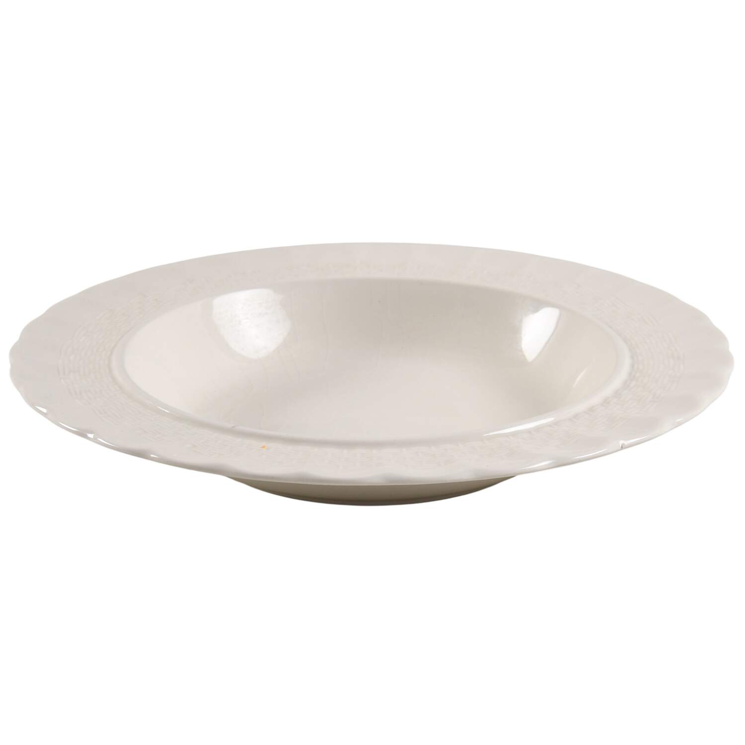 Chelsea Wicker Round Butter No Lid by Spode-1