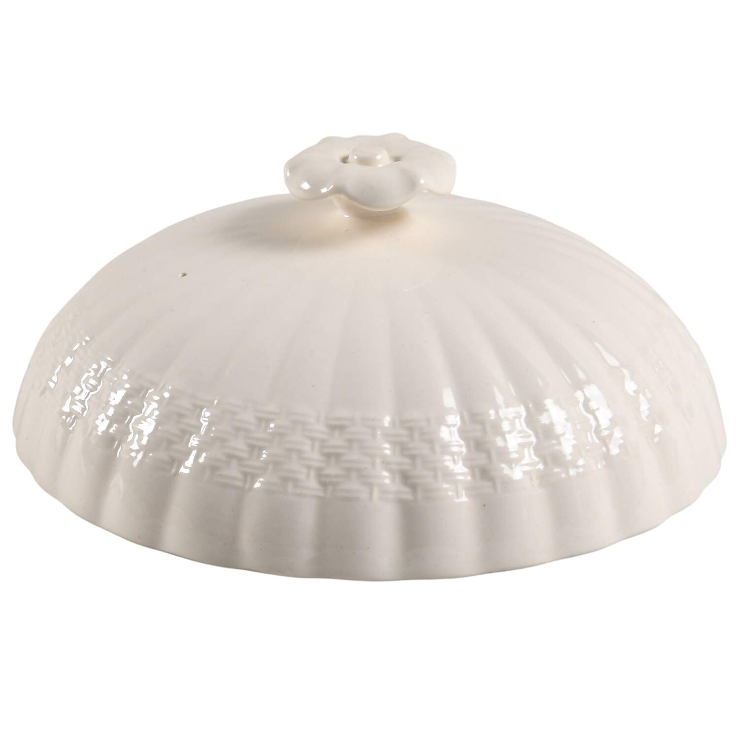 Chelsea Wicker Lid for Round Butter by Spode-1