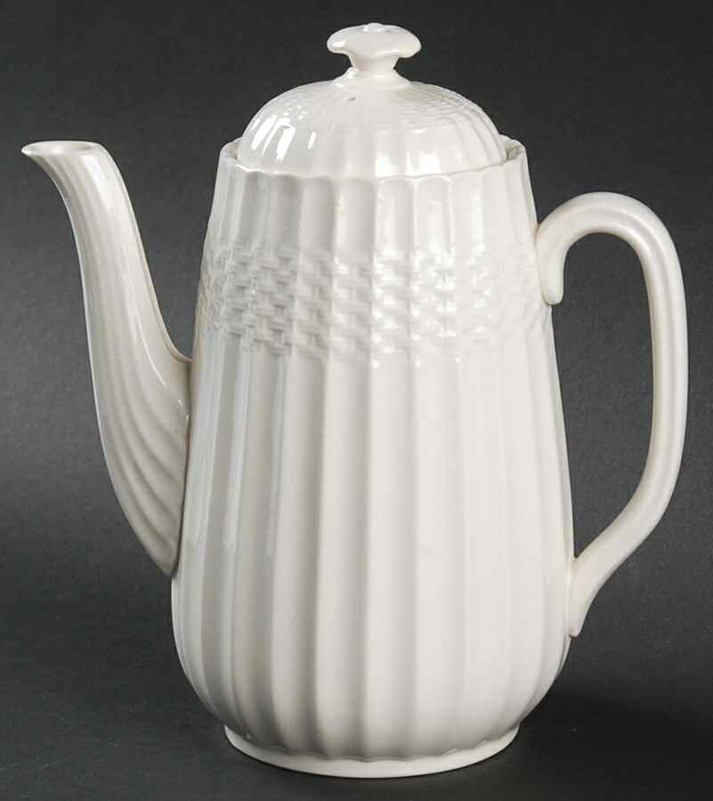 Chelsea Wicker Mini Coffee Pot & Lid by Spode-1