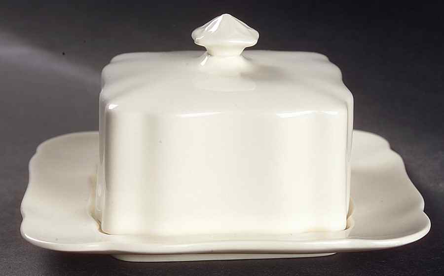 Chelsea Wicker Square Covered Butter by Spode-1