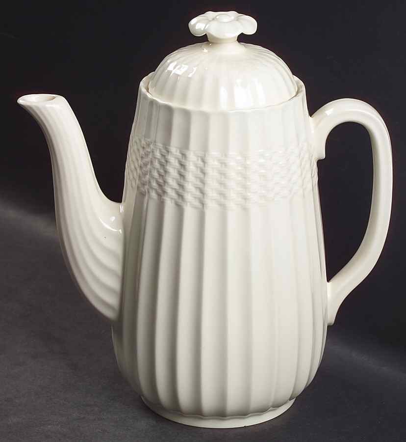 Chelsea Wicker Coffee Pot & Lid by Spode-1