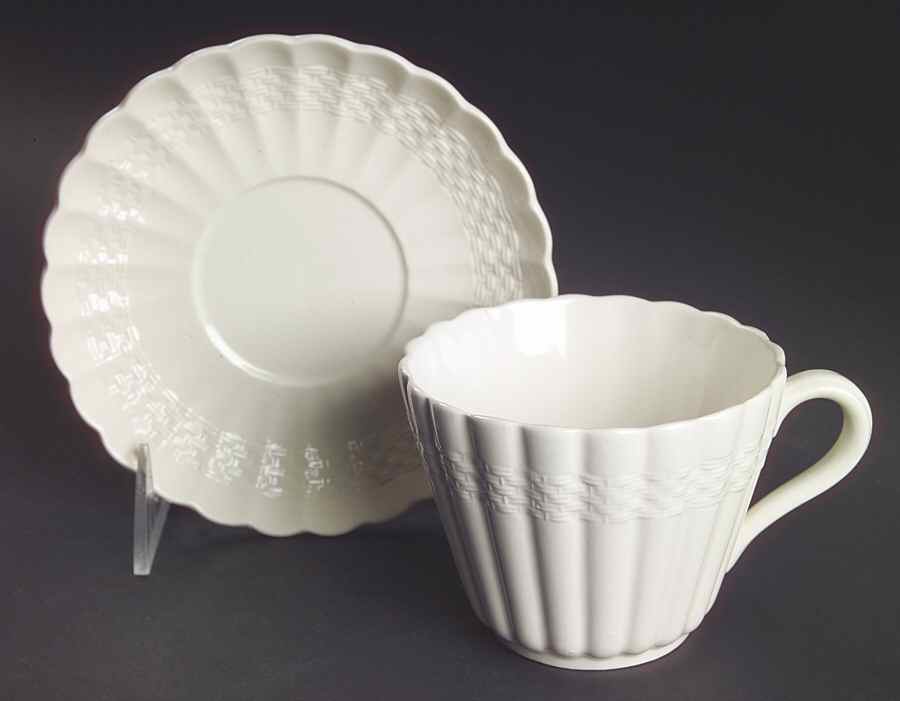 Chelsea Wicker Oversized Cup & Saucer Set by Spode-1