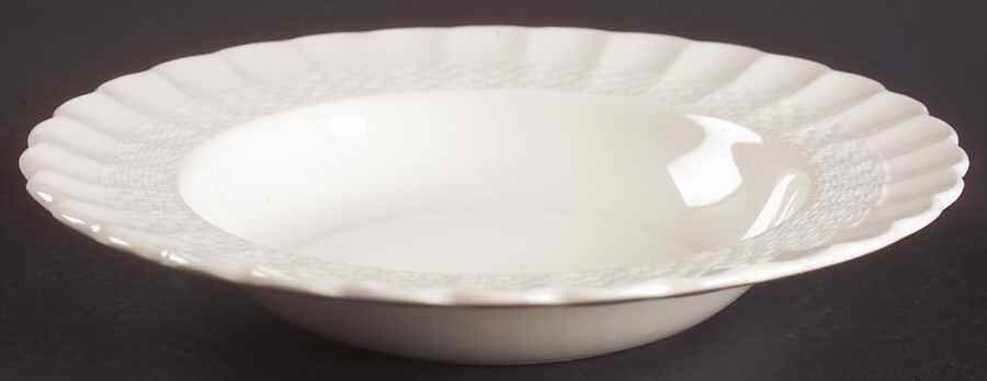 Chelsea Wicker Rim Soup Bowl by Spode-1