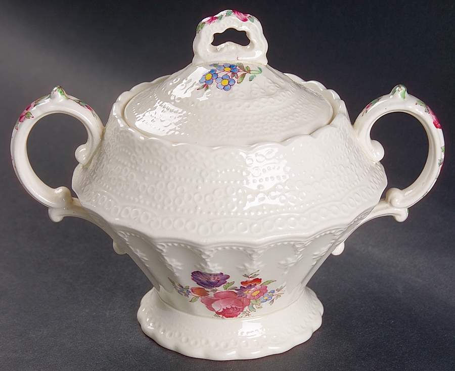 Claudia Sugar Bowl & Lid by Spode-1