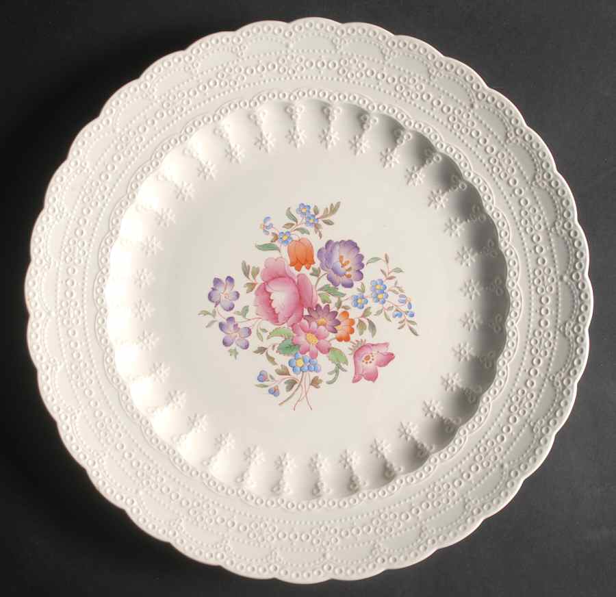 Claudia 13" Chop Plate (Round Platter) by Spode-1