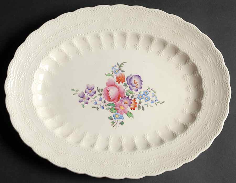 Claudia 13" Oval Serving Platter by Spode-1