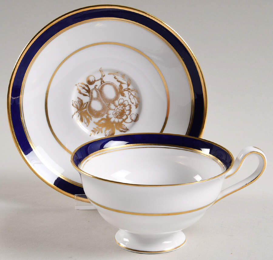 Claridge Footed Cup & Saucer Set by Spode-1