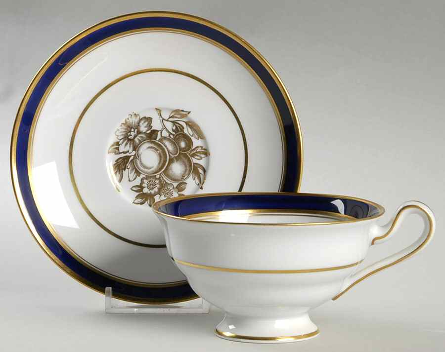 Claridge Footed Cup & Saucer Set by Spode-1
