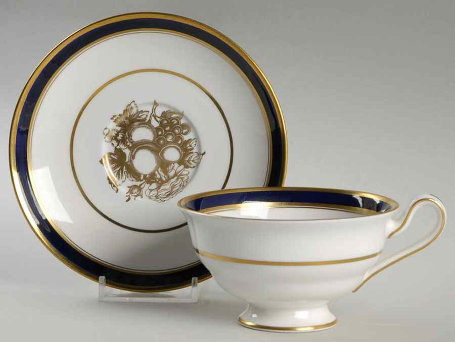 Claridge Footed Cup & Saucer Set by Spode-1