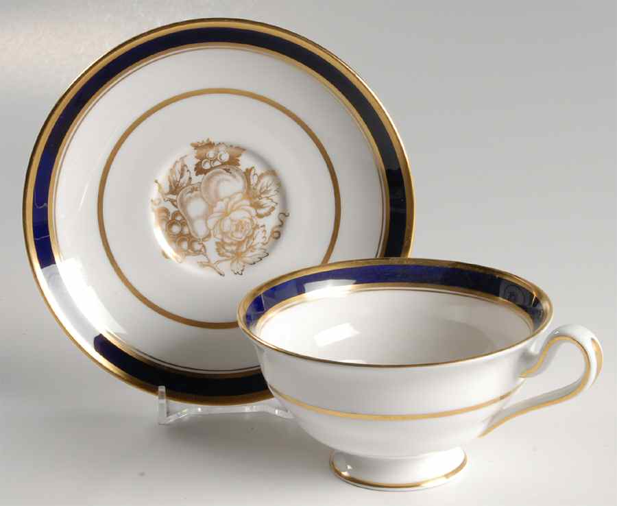 Claridge Footed Cup & Saucer Set by Spode-1