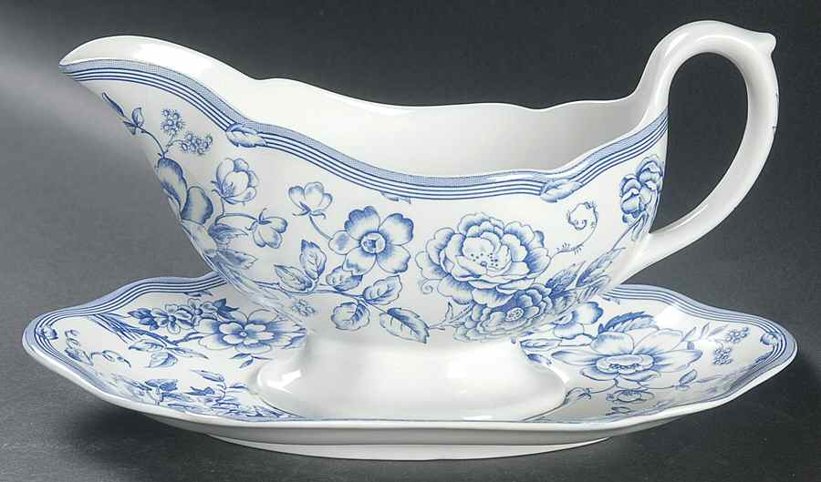 Clifton Gravy Boat & Underplate by Spode-1