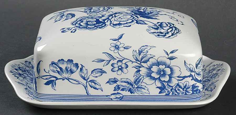 Clifton Square Covered Butter by Spode-1